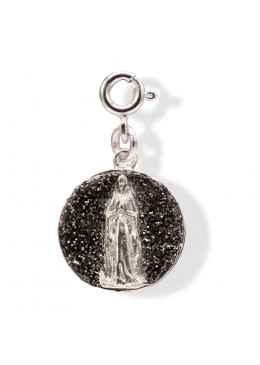 Médaille APPARITION Anthracite Paillette