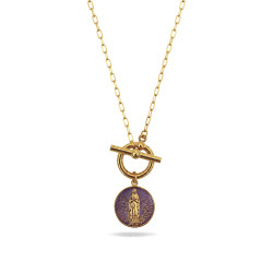 Collier fermoir en "T" Or
