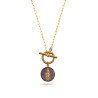 Collier fermoir en "T" Or