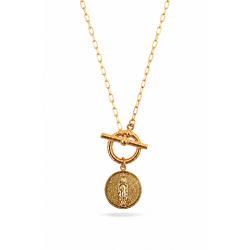 Collier fermoir en "T" Or