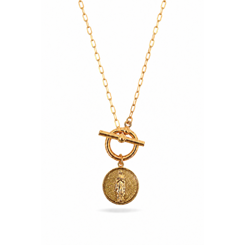 Collier fermoir en "T" Or