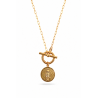 Collier fermoir en "T" Or