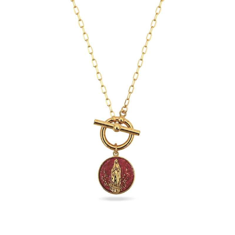 Collier fermoir en "T" Or