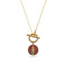 Collier fermoir en "T" Or