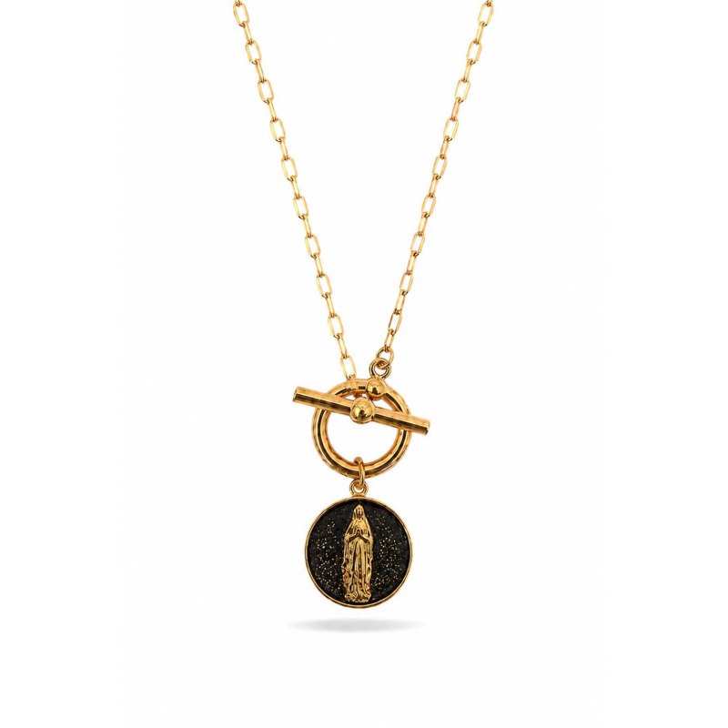Collier fermoir en "T" Or