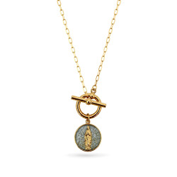 Collier fermoir en "T" Or
