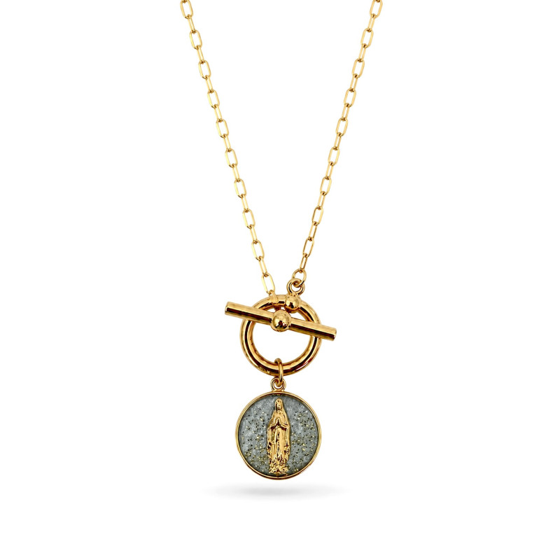 Collier fermoir en "T" Or