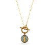 Collier fermoir en "T" Or