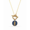 Collier fermoir en "T" Or