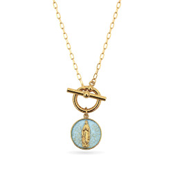 Collier fermoir en "T" Or
