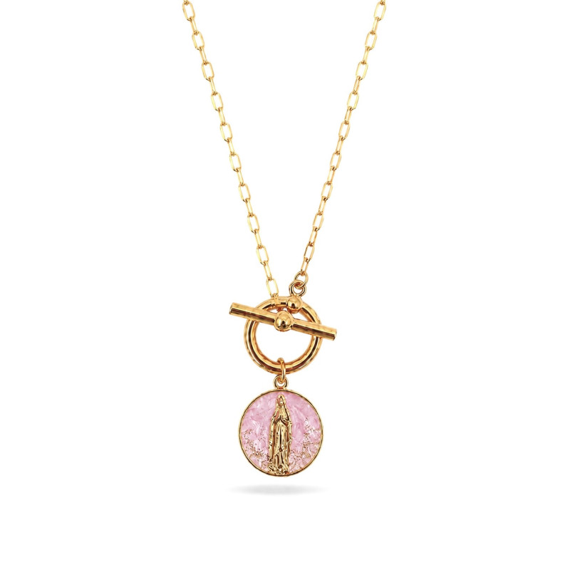 Collier fermoir en "T" Or