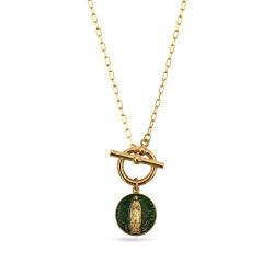 Collier fermoir en "T" Or