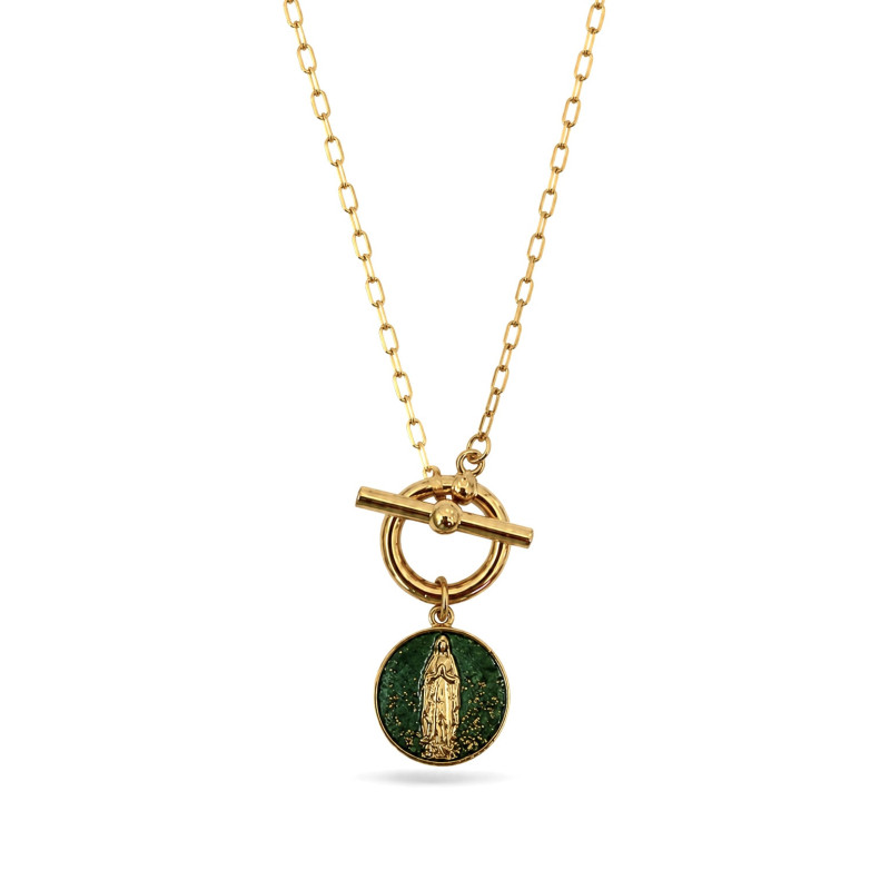 Collier fermoir en "T" Or