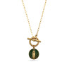 Collier fermoir en "T" Or