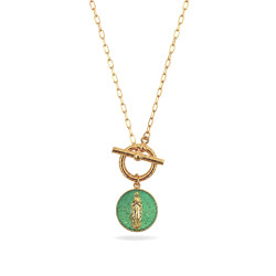 Collier fermoir en "T" Or