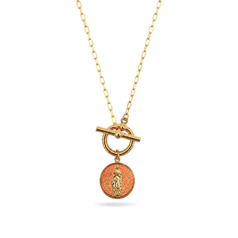 Collier fermoir en "T" Or