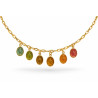 Collier CAPRI  multicolore or