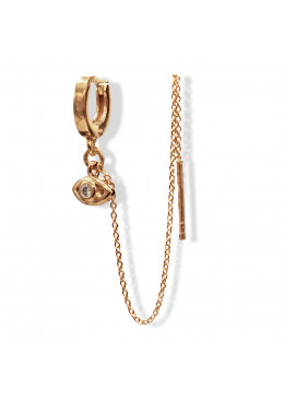 Boucles d'Oreilles 1 ONYX EYE Or