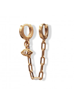 Boucles d'Oreilles 1 ONYX EYE Or