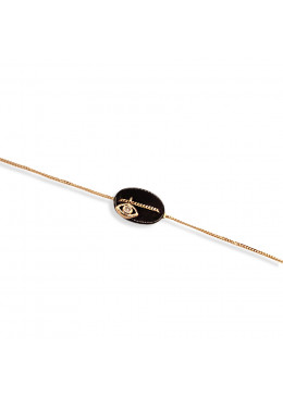 Boucles d'Oreilles 1 ONYX EYE Or