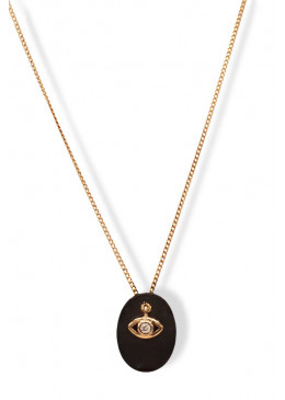 Collier 1 ONYX EYE Or